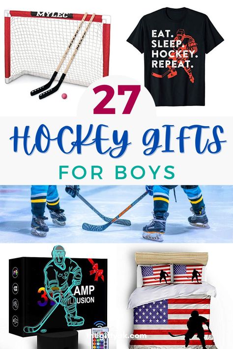 Gifts For Hockey Lovers, Hockey Christmas Gifts, Hockey Easter Basket Ideas, Gifts For Hockey Players, Hockey Gifts For Team, Hockey Gifts For Boys, Hockey Team Gift Ideas, Hockey Coach Gift Ideas, Senior Gifts Sports