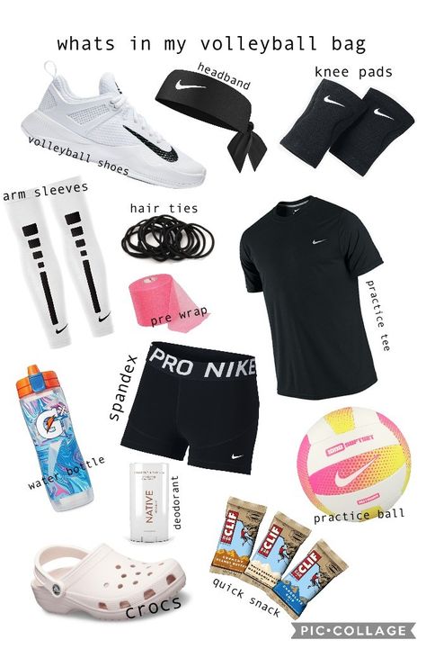 Volleyball Game Outfit, What To Bring To Volleyball Tournament, What To Bring To Volleyball Tryouts, Things You Need For Volleyball, What To Have In Your Volleyball Bag, What You Need For Volleyball, Stuff You Need For Volleyball, What To Pack For Volleyball, Whats In My Volleyball Bag