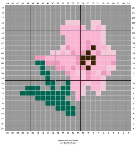 This graph was created by me, please give credit if you make something with it. Animal Crossing is copyright Nintendo. Acnh Crochet, Flower Pixel Art, Crochet C2c Pattern, Lilly Flower, Fusion Beads, C2c Crochet, Crochet Tapestry, Perler Beads Designs, Fuse Beads