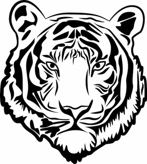 Premium Vector | Set of mustaches. black silhouette of moustaches. Tiger Silhouette, Tiger Wall Art, Tiger Drawing, Pumpkin Stencil, Tiger Face, Free Amazon, Feral Cats, Tiger Tattoo, Amazon Rainforest