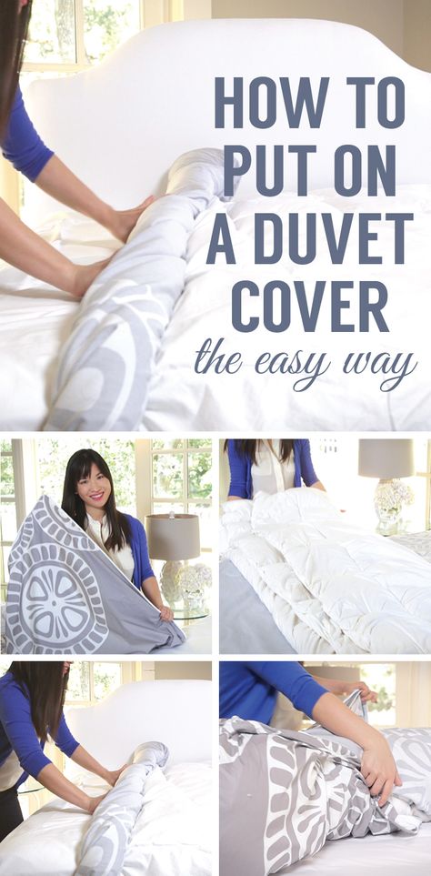 Handy Dandy, Home Hacks, Duvet Insert, Household Hacks, Luxury Bedding, Getting Organized, Home Bedroom, Put On, Bedding Sets