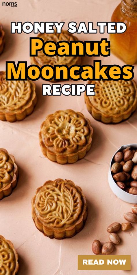 With our Honey Salted Peanut Mooncakes recipe, you're in for an extraordinary lunar treat that harmonizes tradition and innovation. Perfect for those seeking a delightful twist, this recipe brings a dash of uniqueness to your palate. Easy Mooncake, Easy Mooncake Recipe, Mooncake Recipe, Food Hub, Peanut Butter Cookie, Golden Ticket, Easy Homemade Recipes, Foodie Friends, Butter Cookie