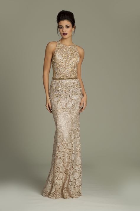 Style 92985 Champagne Mother Of The Bride Dress, High Neck Evening Gown, Brides Mother Dress, Champagne Dresses, Brown Evening Dresses, Jovani Gown, Bridesmaid Updo, Evening Wear Dresses, Bride Gown