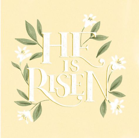 Happy Easter Sunday, Friends 🤍🌿 He is not here; he has risen, just as he said. Come and see the place where he lay.|Matthew 28:6 Risen Just As He Said, Happy Easter Sunday, Sunday Friends, He Has Risen, Matthew 28, Easter Sunday, Come And See, Happy Easter, Easter