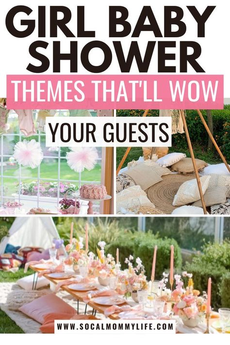 I'm a busy mom who loves to throw baby showers. I know how important it is to stand out and make the party memorable, so here are all my favorite no-fail unique girl baby shower themes! These… More Girl Baby Shower Themes Unique, Girl Baby Shower Ideas, First Time Pregnancy, Planning Pregnancy, Pregnancy Essentials, Simple Baby Shower, Baby Eating, Boho Baby Shower