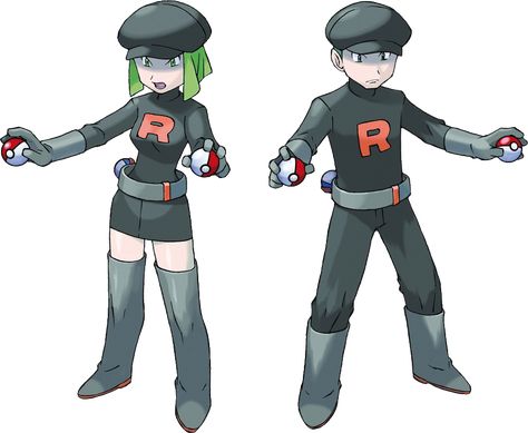 Team Rocket Grunt (Trainer class) - Bulbapedia, the community-driven Pokémon encyclopedia Team Rocket Outfit, Minecraft Rocket, Rocket Aesthetic, Jesse Pokemon, Team Rocket Costume, Pokemon Trainer Costume, Team Rocket Cosplay, Rocket Wallpaper, Jessie Team Rocket