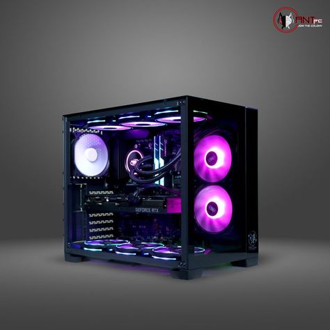 Custom build gaming pc Custom Computer Case, Build A Pc, Gaming Pc Build, Gamer Setup, Pc Build, Pc System, Custom Computer, Desk Inspiration, Cooler Master