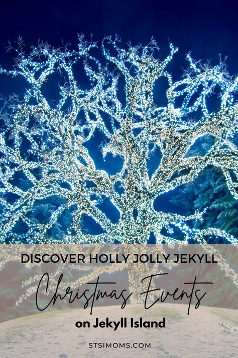 Jekyll Island during the holiday season is a perfect destination for families. The Holly Jolly Jekyll events add an extra touch of magic to this festive time. To fully experience the enchanting Christmas atmosphere on Jekyll Island, check out our comprehensive holiday guide. St. SiMoms - Your Guide for Discovering Georgia's Golden Isles with Kids. St. Simons Island | Sea Island | Jekyll Island | Brunswick Jekyll Island Christmas, Georgia Christmas, Jekyll Island Georgia, Island Christmas, St Simons Island Georgia, Holiday Lights Display, Christmas Engagement, Jekyll Island, St Simons Island