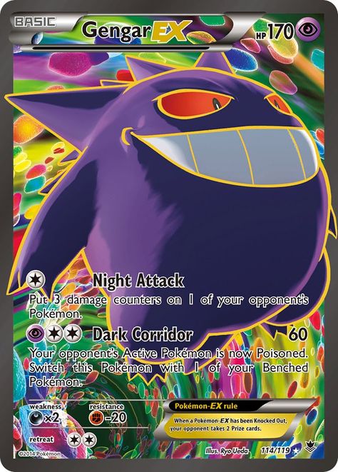 Gengar — Page 2 of 2 Phantom Forces, Pokemon Cards Legendary, Carta Pokemon, Rare Pokemon Cards, Cool Pokemon Cards, Gengar Pokemon, Mega Pokemon, Hxh Characters, Pokemon Stuff