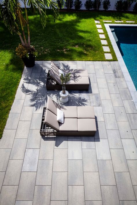 Pool Pavers, Backyard Pool Ideas, Pools Backyard Inground, Concrete Pad, Pool Coping, Modern Landscape Design, Pool Backyard, Patio Garden Design, Pools Backyard