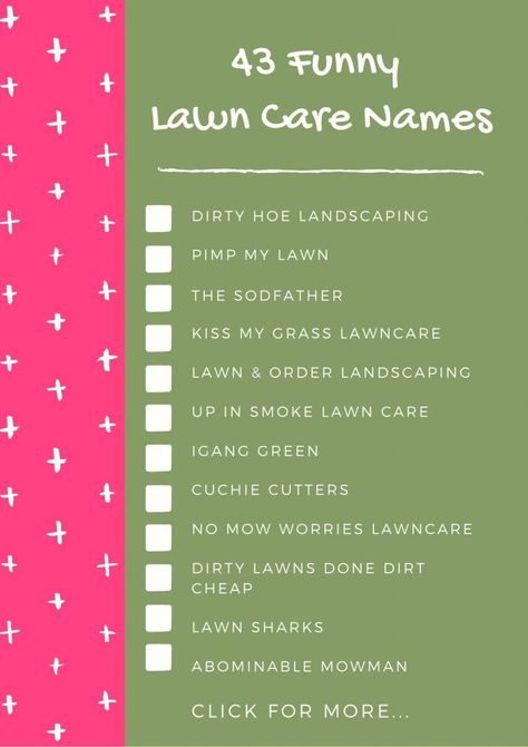 411 Creative & Funny Lawn Care Names Lawn Care Flyers Ideas, Lawncare Business Ideas, Lawn Care Advertising Ideas, Lawn Business Ideas, Lawn Care Business Names, Buisness Name Ideas, Mowing Business, Lawn Mowing Business, Lawn Care Flyers