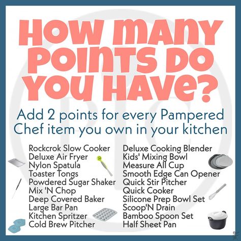 Pampered Chef Interactive Posts, Pampered Chef Games And Answers, Pampered Chef Party Posts, Pampered Chef Party Games, Pampered Chef Games, Direct Sales Party Games, Chef Images, Deep Covered Baker, Interaction Posts