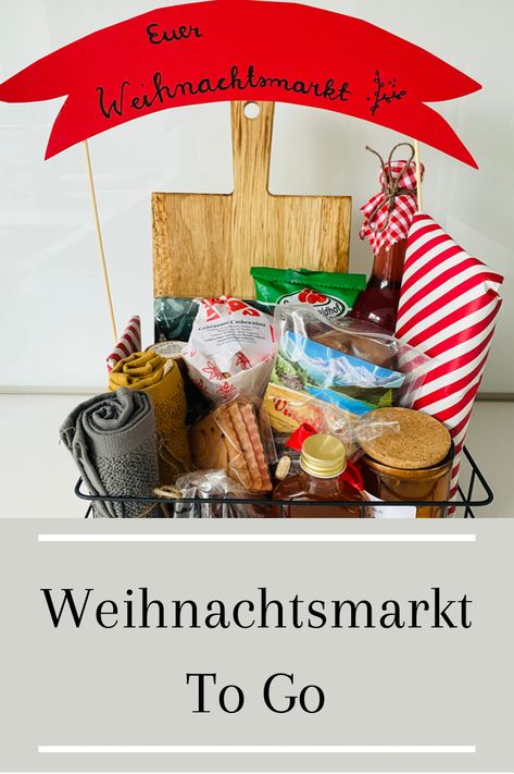 Seid ihr auf der Suche nach einem Weihnachtsgeschenk für Eltern, Geschwister, Freunde, Arbeitskollegen oder Bekannte? Der weihnachtsmarkt To Go passt einfach immer. Christmas Wonderland, Tis The Season, Christmas Presents, Picnic Basket, Oh My, My Life, Christmas, Gifts