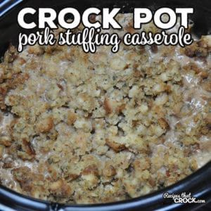 This Crock Pot Pork Stuffing Casserole is the perfect recipe for when you are in the mood for some delicious comfort food! It is easy to make and so yummy! Stuffing Casserole Recipes, Pork Stuffing, Crockpot Stuffing, Pork Crock, Crock Pot Pork, Slow Cooker Casserole, Yummy Casserole Recipes, Stuffing Casserole, Crock Pot Recipes