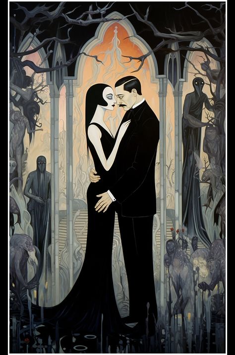 Morticia and Gomez Addams Instant Art Download This item includes 1 JPG file This item is a digital file and will be available to download instantly once the purchase is complete. No physical product will be delivered. IMG:width-6662         height-10800 Gomez And Morticia Addams, Gomez Morticia, Morticia And Gomez, Morticia And Gomez Addams, Gomez And Morticia, Gomez Addams, Photo Deco, Morticia Addams, Adams Family