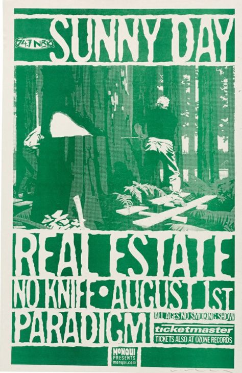 Sunny day real estate emo rock band Sunny Day Real Estate, Midwest Emo, Music Poster Ideas, Dorm Posters, Punk Art, Emo Kid, Poster Room, Picture Collage Wall, Gig Posters