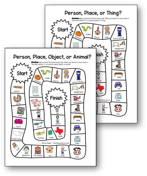 Proper Nouns Activity, Nouns Kindergarten, Nouns For Kids, Noun Games, Nouns Lesson, Teaching Nouns, Article Grammar, Nouns Activities, The Measured Mom