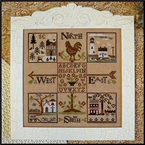 Sheep Cross Stitch, Little House Needleworks, Cross Stitch Sampler Patterns, Subversive Cross Stitch, Cross Stitch Samplers, Cross Stitch Animals, A Cross, Filet Crochet, Cross Stitch Charts