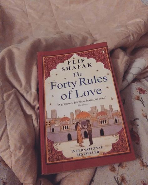 Forty Rules Of Love Book Aesthetic, Books About Islam, Islamic Book Recommendations, Books On Love And Relationships, Forty Rules Of Love Aesthetic, Best Islamic Books To Read, Elif Shafak Books, Islamic Books Aesthetic, Forty Rules Of Love Book