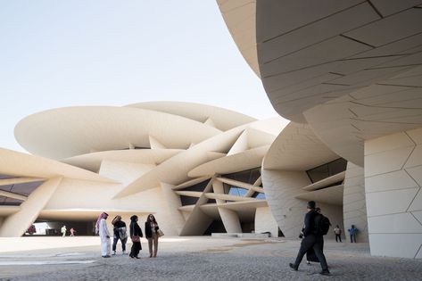 Building Boom: Qatar's Monumental New Architecture National Museum Of Qatar, Louvre Abu Dhabi, Jean Nouvel, Rem Koolhaas, Olafur Eliasson, Kengo Kuma, Unusual Buildings, New Architecture, Parametric Architecture