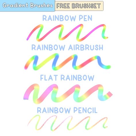 Rainbow Brush Procreate, Procreate Brushes Download, Procreate Ipad Tutorials, Ipad Tutorials, Free Procreate, Procreate Brushes Free, Procreate Tutorial, Procreate Ipad, Free Brush