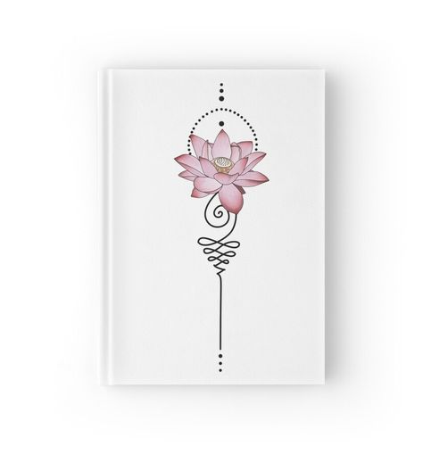 High-quality hardcover journal with wraparound print. 128 pages in ruled, graph or blank options. Beautiful pink Japanese Lotus Flower unalome spiritual buddhism tattoo, minimalist flowers design for yoga loversFor more Japan related designs visit my shop koalaslifestyle: koalaslifestyle.redbubble.com Japanese Lotus Flower, Purple Water Lily, Buddhism Tattoo, Lotus Unalome, Japanese Lotus, Water Lily Flower, Yoga Tattoos, Purple Water, Lily Lotus