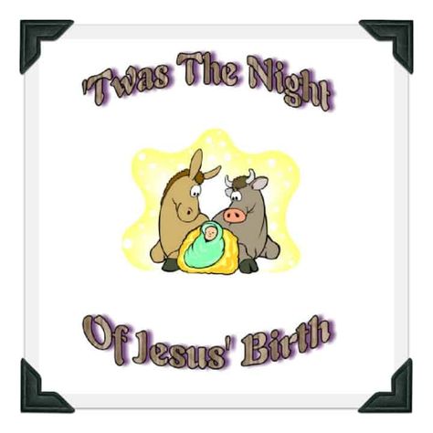 Christmas Story Poem (Free Printable) Twas the Night of Jesus' Birth Youth Devotions, Kids Church Christmas, Christmas Concert Ideas, Christmas Skits, Christmas Stories For Kids, Christmas Plays, Christmas Sunday School, Christmas Sunday, Jesus Birth