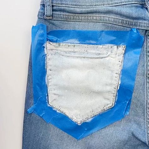 How to Paint on Jeans • Color Made Happy How To Paint On Jeans, Paint On Denim, Painting Denim, Clothing Painting, Paint Jeans, Diy Denim, Learn How To Paint, Denim Ideas, Painting Media