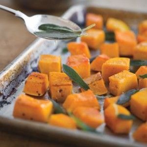 Roasted Butternut Squash with Brown Butter and Sage Roasted Butternut Squash Brown Butter Sage, Sage Recipes, Thanksgiving Meals, Vegetarian Thanksgiving, Thanksgiving 2020, Browned Butter, Roasted Butternut, Roasted Butternut Squash, Squash Recipes