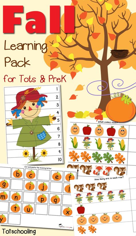 Project Based Learning Kindergarten, Fall Activities For Kids, Fall Preschool Activities, Fall Lessons, Fall Math, Free Printable Activities, Fun Fall Activities, Autumn Activities For Kids, Fall Preschool