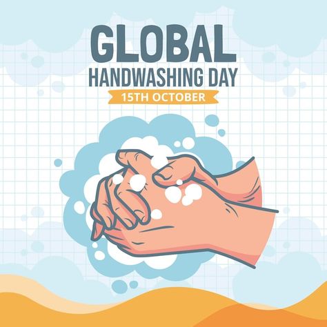 Free Vector | Hand drawn global handwashing day illustration Global Handwashing Day, Day Illustration, Vector Hand, Hand Washing, Premium Vector, Graphic Resources, Hand Drawn, Vector Free, How To Draw Hands