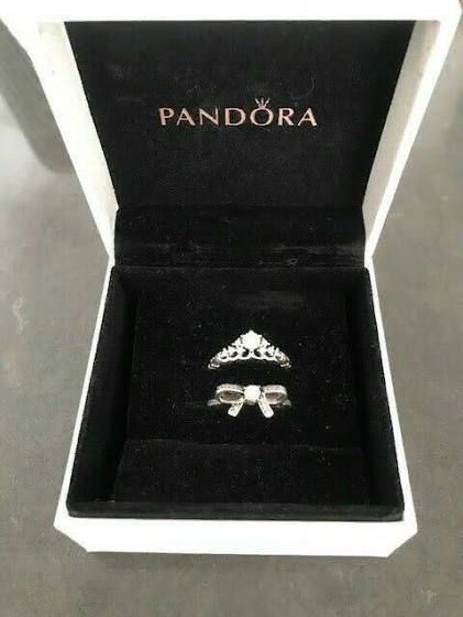 Set Of 2 Rings Pandora Fairy Tale Tiara Wishbone & Delicate Sentiments | Google Shopping Rings Pandora, 2 Rings, Google Shopping, Fairy Tale, Tiara, Fairy Tales