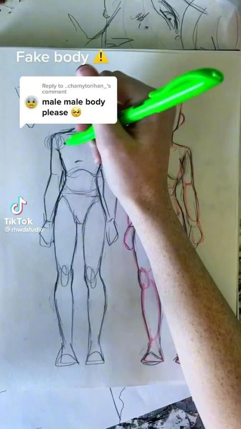 Hadiah Diy, Body Tutorial, Body Drawing Tutorial, Art Tools Drawing, Sketches Tutorial, Anime Drawings Tutorials, Creative Drawing, Hand Art Drawing, Book Art Drawings