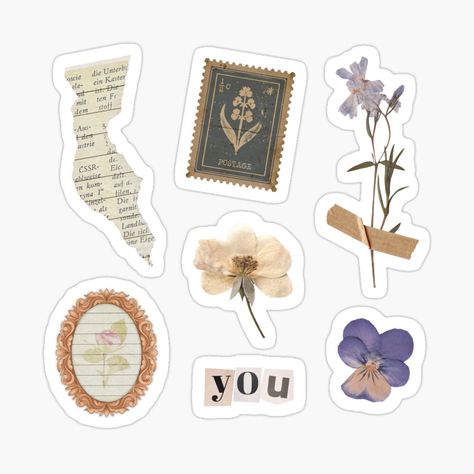 Get my art printed on awesome products. Support me at Redbubble #RBandME: https://www.redbubble.com/i/sticker/Vintage-Aesthetic-Pack-by-annomaria/162077522.EJUG5?asc=u Light Academia Aesthetic Stickers, Light Academia Stickers Printable, Dark Academia Stickers Printable, Dark Academia Stickers, Aesthetic Devices, Academia Inspiration, Academia Stickers, Aesthetic Journaling, Light Academia Aesthetic