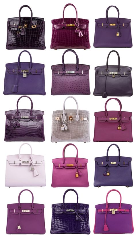 purple birkin | hermes | designer bags | purple bags | collage Purple Birkin, Bags Purple, Birkin Bags, Luxury Bags Collection, Collage Board, Jane Birkin, Purple Bags, Hermes Bags, Hermes Bag