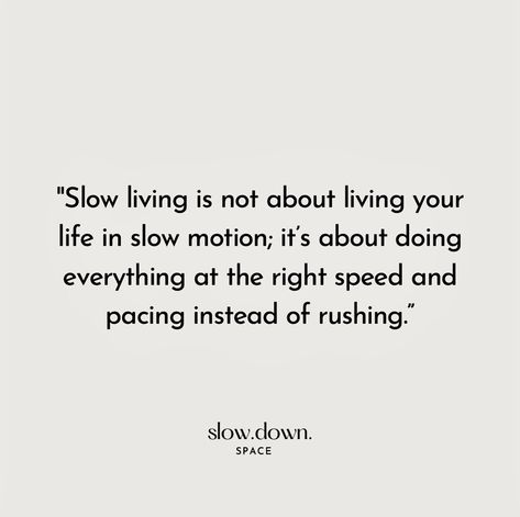 Drop 🤍 if you agree! 📌 Follow @slow.down.space to learn more about how to ditch the busyness and slow down to enjoy life's simple pleasures. I have a free guide that explains everything I do to avoid the 9-5 grind, allowing me to work from anywhere on my own terms. 💡Comment 'GUIDE' and I'll send it over to you right now! SEO: daily quotes, daily inspiration, quote page, creative entrepreneur, ideas into profits, digital products, affiliate, faceless project, digital marketing, passive inc... Slow Down To Speed Up Quote, Slow Paced Life Quotes, Slow Down Sunday, Quote About Slowing Down, Slowing Down Quotes, Creative Entrepreneur Ideas, Slow Paced Life, Slow Life Quotes, Slow Quotes