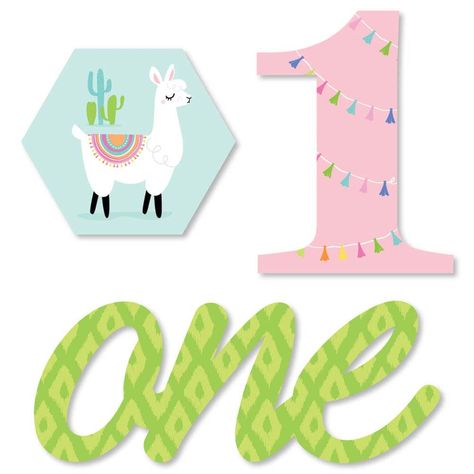 Fiesta First Birthday, Paper Cut Outs, Girls Birthday Party Themes, Llama Birthday, Fun Party Themes, First Birthday Party Decorations, Diy Party Supplies, Birthday Party Crafts, Diy Birthday Party