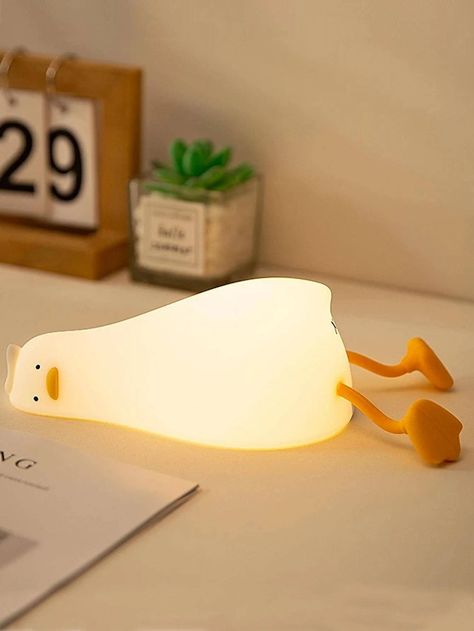 1pc Silicone Night Light, Cute Duck Design Night Lamp For Home | SHEIN USA Duck Lamp, Cute Duck, Night Lamp, Night Lamps, Night Light, Design