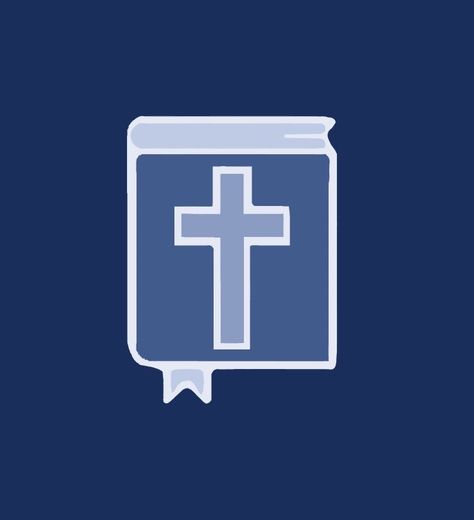 Blue Bible Icon, Blue App Aesthetic, Indigo Aesthetic, Blue Apps, Blue Pics, Christian Apps, Good Phone Backgrounds, Blue Bible, App Widgets