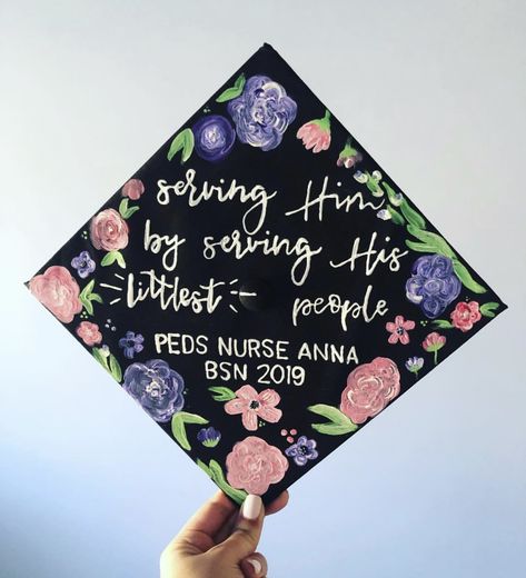 Peds Nurse Grad Cap, Peds Nurse Graduation Cap, Pediatric Nurse Graduation Cap, Nurse Grad Cap Ideas, Social Work Graduation Cap, Graduation Cap Decoration Nursing, Nursing Graduation Cap, Grad Cap Ideas, Nurse Graduation Cap