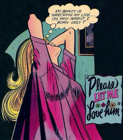 My beauty is wrecking my life Pop Art Comic Girl, Comic Pop Art, Vintage Pop Art, Comic Book Panels, Romance Comics, Pop Art Comic, Old Comics, Pulp Art, A Thought