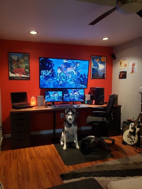 G!p #romance # Romance # amreading # books # wattpad Gaming Bedroom Ideas Boys, Setups Gaming, Small Gaming Room Ideas, Gamer Bedroom Ideas, Gaming Bedroom Ideas, Gaming Bedroom, Gamer Bedroom, Small Game Rooms, Computer Gaming Room