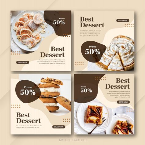 Instagram Design Layout, Interior Design Instagram, Food Template, Food Menu Design, Instagram Template Design, Food Graphic Design, Food Poster Design, Plakat Design, Social Media Design Inspiration