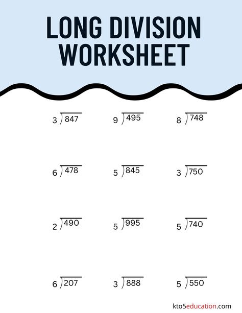 6th Grade Long Division Worksheets | FREE Download Check more at https://kto5education.com/6th-grade-long-division-worksheets-free-download/ Division Worksheets 3rd Grade, Division Worksheets Grade 5, Preschool Prewriting, Prewriting Worksheets, Math Division Worksheets, Math Multiplication Worksheets, Long Division Worksheets, Math Exercises, Math Addition Worksheets