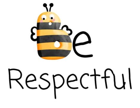 Class Rules-Be Respectful- Bee Theme by Joyfully Jessica Creative Design Class Rules, Be Responsible, Classroom Rules, Bee Theme, Be Safe, Answer Keys, Question And Answer, Creative Design, Bee