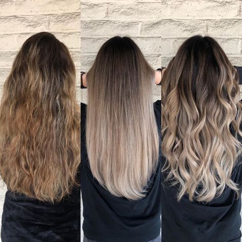 Hair Color Correction Before And After, Before And After Hair Color, Color Correction Hair, Before And After Haircut, Gorgeous Hair Color, Ombre Balayage, Fashion 2018, Color Correction, Side By Side