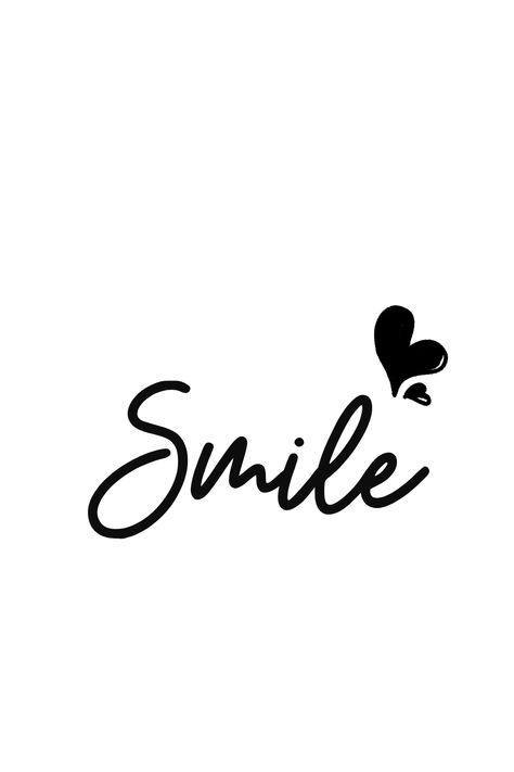 Proud Smile Drawing, Simple Smile Quotes, Smile Calligraphy, Smile Written Wallpaper, Smile Sticker Aesthetic, Confidence Quote, Remember To Smile, Smile Logo, Trippy Cartoon