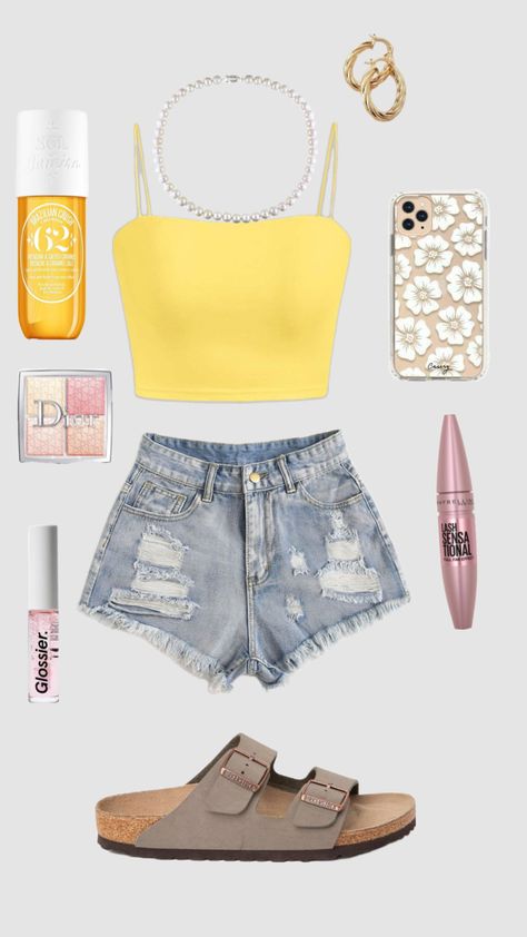 Summer Outfits Beach, Summer Casual Outfits, Cute Beach Outfits, Preppy Summer Outfits, Summer Outfits For Teens, Outfit Inspo Summer, Outfits To Wear, Casual Preppy Outfits, Trendy Outfits For Teens