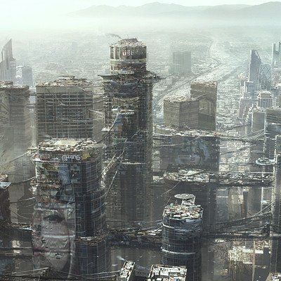 Cyberpunk Los Angeles, Environment Lighting, Apocalypse Landscape, Dystopian Art, Post Apocalyptic City, Abandoned City, Apocalypse World, Sunken City, Apocalypse Aesthetic