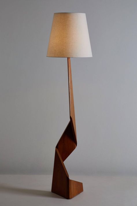 Mid-Century Modern Danish Floor Lamp Mid Century Modern Lamp, Beautiful Floor Lamps, Lamp Makeover, Wood Floor Lamp, Wooden Light, Lampe Decoration, Lighting Design Interior, Floor Lamp Design, Wooden Lamp